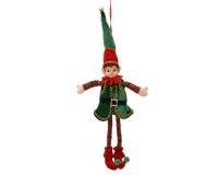 KARÁCSONYI MANÓ 39CM GNÓM GREEN/RED 704610