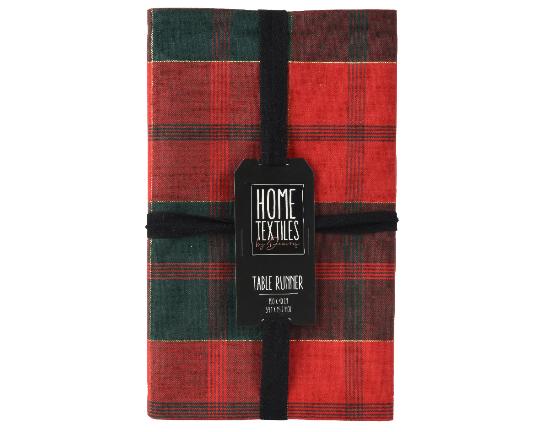 KARÁCSONYI FUTÓ 30X150CM SKÓT KOCKÁS 669495