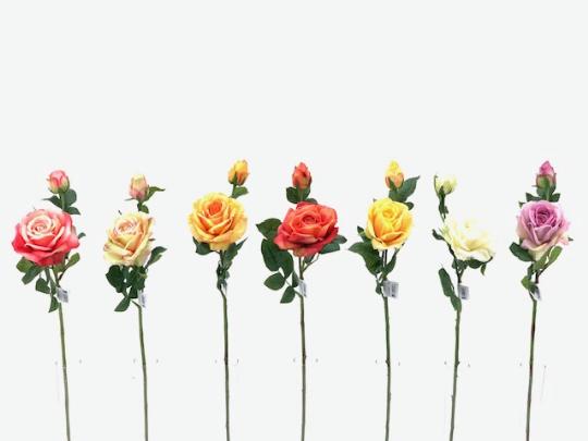 SELYEM RÓZSA SZÁLAS 65CM MIX 383839911802