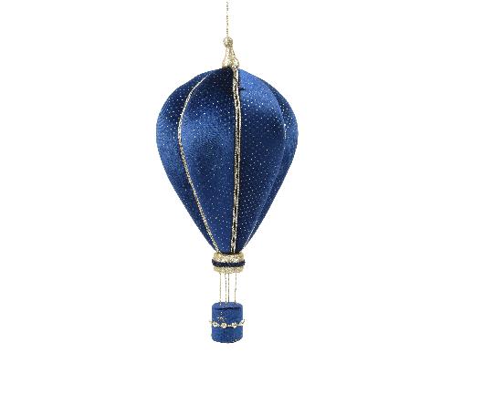 KARÁCSONYI BÁRSONY HŐLÉGBALLON 59CM BLUE 708930