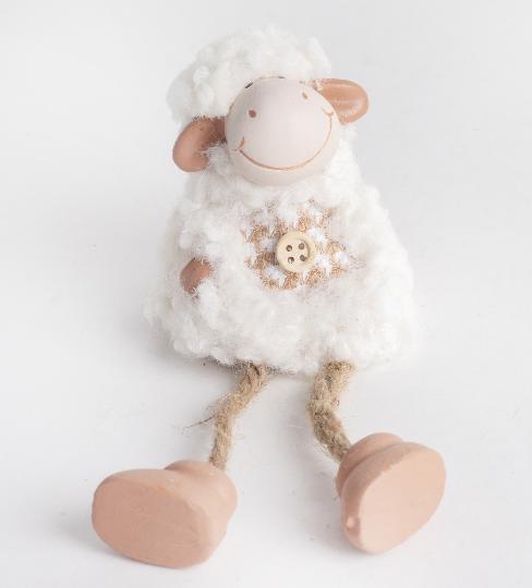 HÚSVÉTI KERÁMIA BÁRÁNY PRÉMES LÓGÓLÁBÚ 138491