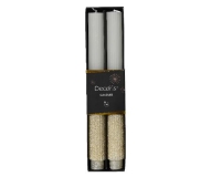 GYERTYA HENGER 2,8X26,5CM X2 WOOL WHITE 212550