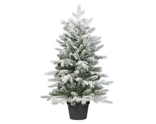 KARÁCSONYI MÛFENYŐFA 90CM CSERÉPBEN HAVAS 681146