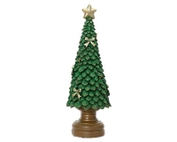 KARÁCSONYI FENYŐFA POLY GLITT.36CM GREEN 703110
