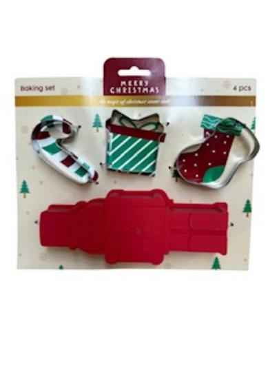 KARÁCSONYI SÜTŐ KÉSZLET DIÓTÖRŐ FORMÁVAL 180491