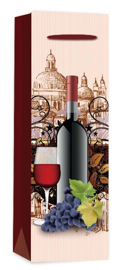 DÍSZTASAK ITALOS BOROS ÜVEG+SZŐLŐS 371988