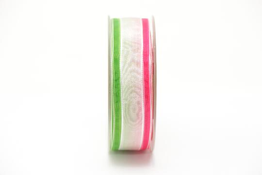 SZALAG YANNA 25MMX20M 660 PINK-ZÖLD