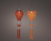 DEKOR SOLAR SZÉLCSENGŐ 56CM 891403 BARNA