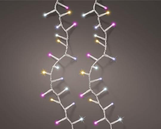 KARÁCSONYI ÉGŐSOR 500 LEDES TRANSPARENT/MULTI 495670