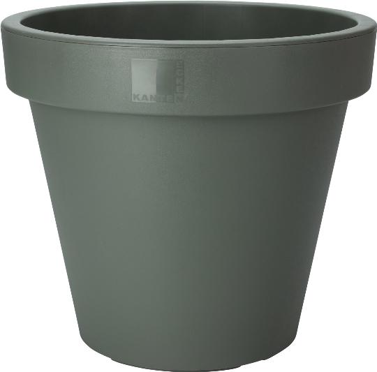 MÛANYAG VIRÁGTARTÓ 35CM KEREK OLAJZÖLD Y54/199840