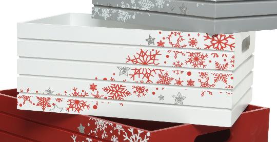 KARÁCSONYI FA LADA 20X30X12CM FEHÉR 553418