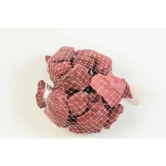 SZÁRAZ HABKŐ 2-4CM BORDÓ
