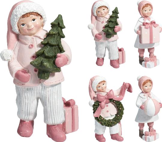 KARÁCSONYI POLY FIGURA 12CM 516506