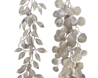 SELYEM LEVELES GIRLAND 150CM CHAMPAGNE 220522