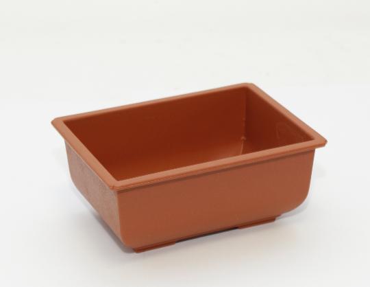 MÛANYAG BONSAI TÁL KÖZEPES VÖRÖS