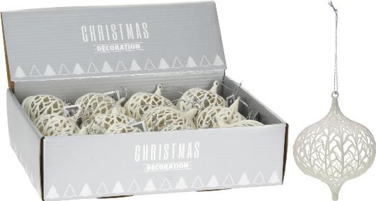 KARÁCSONYI GÖMB 6CM X1 HAGYMA 009486