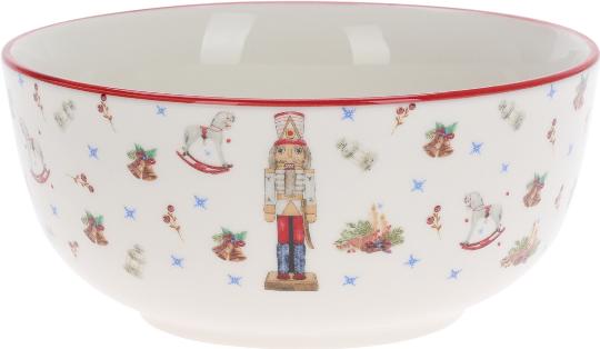 KARÁCSONYI KERÁMIA MÛZLIS TÁL DIÓTÖRŐS 500ML 989612