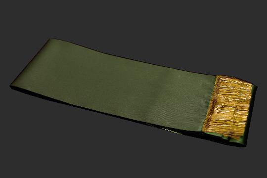 SZALAG KOSZORÚ SZÍNES 12CM X2 C05 S.MOHAZÖLD