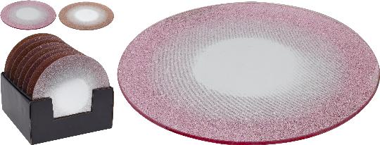 KARÁCSONYI GYERTYAALÁTÉT TÜKÖR/GLITT.10CM 301847