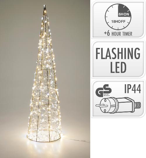 KARÁCSONYI VILÁGÍTÓ KÚP 60CM 300LED 540103