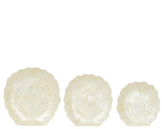 DEKOR TÁLCA KAGYLÓ 25CM 872285-01