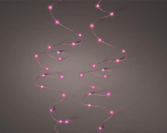 KARÁCSONYI ÉGŐSOR 240 LED PINK/PINK 496763