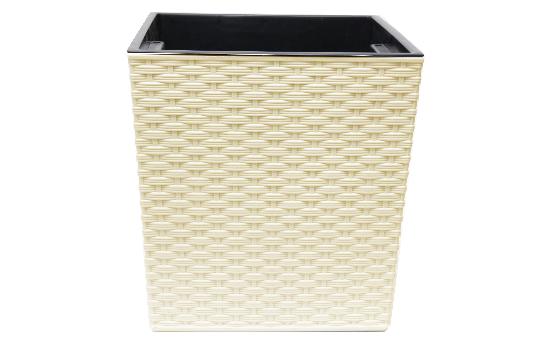 MÛANYAG KASPO+BETÉT JUKA RATTAN 30CM KRÉM