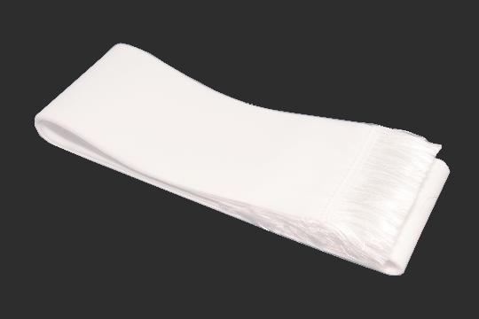 SZALAG KOSZORÚ 7CM FEHÉR X10