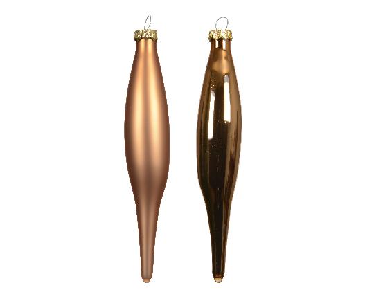 KARÁCSONYI JÉGCSAP 15CM X6 BRANDY 144175