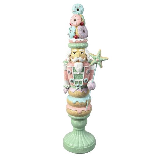 KARÁCSONYI DIÓTÖRŐ SÜTEMÉNY GLITTERES, LEDES 46CM DD70291