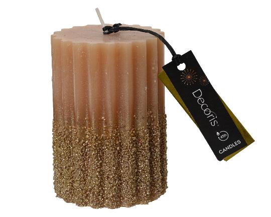 KARÁCSONYI GYERTYA HENGER 7X10CM BRANDY 212553