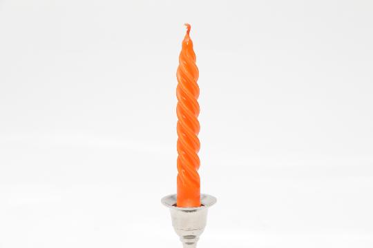 GYERTYA CSAVART MIDI SIMA  X30 SZ.K. NARANCS