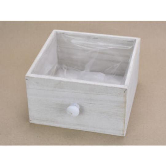 FA FIÓK FEHÉR 18X18X10,5CM 2357W