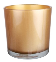 ÜVEG KASPÓ 14X14CM ARANY 470974
