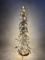 KARÁCSONYI LEDES FENYÕFA 60CM CHAMPAGNE 68174