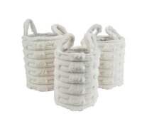 KOSÁR MÛSZÕRME KEREK 20X25CM WHITE 538534 I.