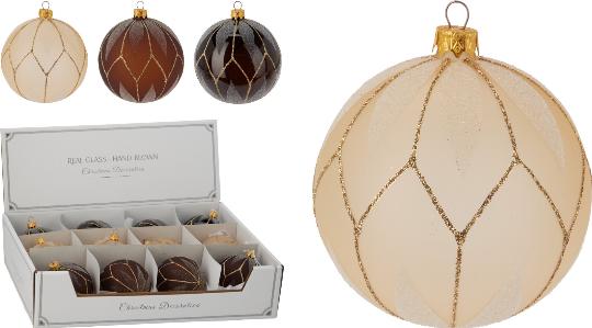 KARÁCSONYI GÖMB 8CM MIX 512804