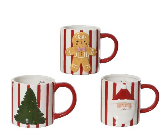 KARÁCSONYI KERÁMIA BÖGRE MÉZESKALÁCSOS 463380