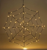 HALLOWEEN PÓKHÁLÓ 57CM 80LED ELEMES 548882