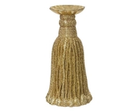 POLY GYERTYATARTÓ 26CM GOLD 537545