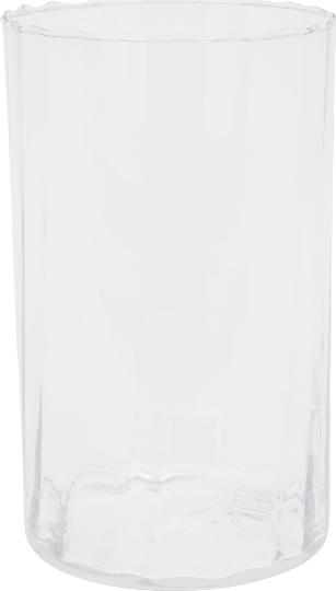 ÜVEG VÁZA CYLINDER 13X22CM 097616