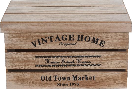 FA LÁDA TETŐVEL 36X25X19,5CM 273518 II.