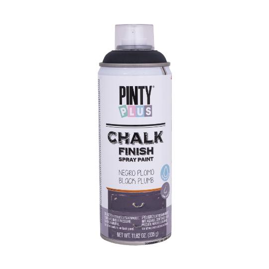 SPRAY PINTY PLUS CHALK BLACK PLUMB 400ML (799)