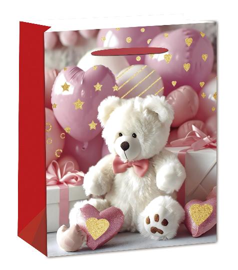 DÍSZTASAK 18X23CM MACI SZÍVEKKEL 35060