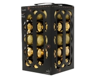 KARÁCSONYI GÖMB (45DB) 6CM LIGHT GOLD 147500
