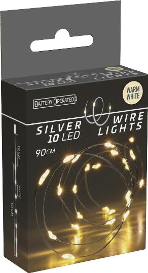 KARÁCSONYI ÉGŐSOR 10 LEDES WARM WHITE 081428