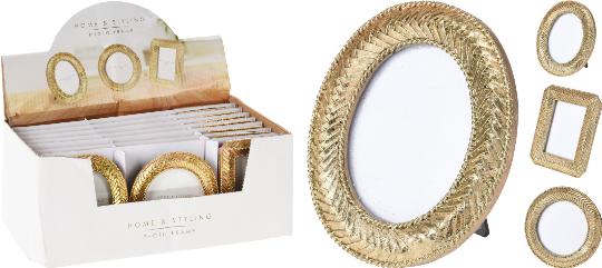 KÉPTARTÓ KICSI ARANYKERETES 37211