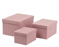 DÍSZDOBOZ KORDBÁRSONY STRASSZOS PINK 374270/02