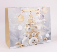 KARÁCSONYI DÍSZTASAK 23X18CM GÖMBÖS 370941