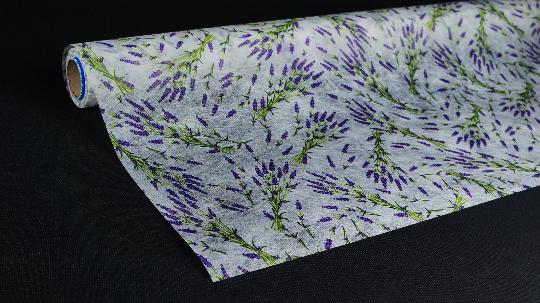 DEKOR ANYAG SIZOFLOR LAVANDA 53 CM X9M 0490